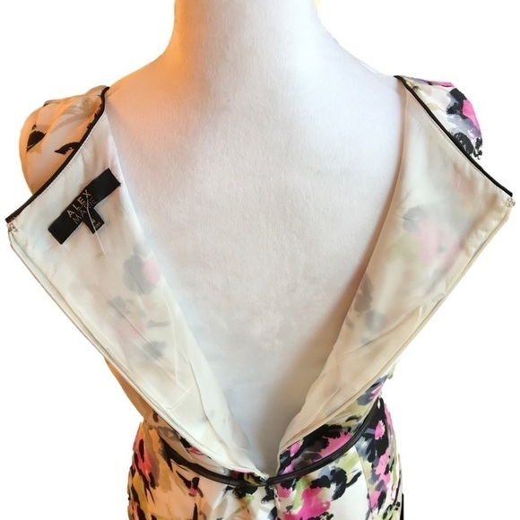 ALEX MARIE Sleeveless Floral Dress women’s SZ 4 - Picture 8 of 15